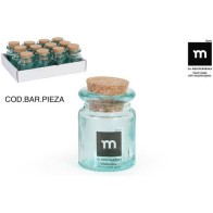Miniature Glass Jar with Cork 5.5x4cm
