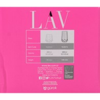Set of 6 Valeria Glasses 460cc