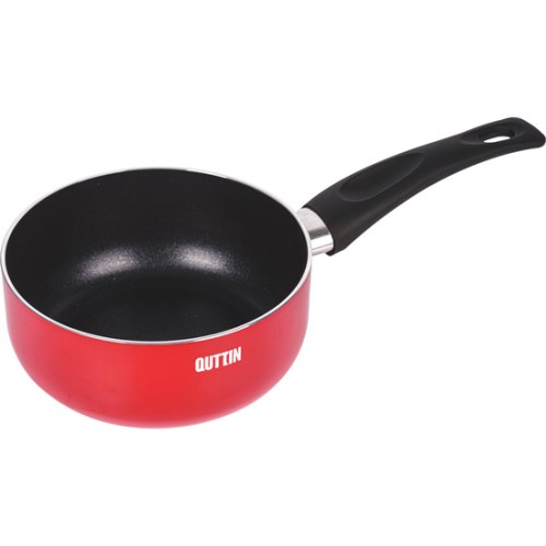 Red Soft Touch Pot 16x7.5cm Quttin