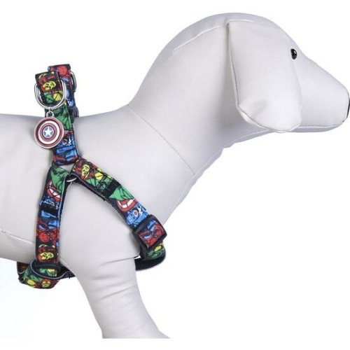Marvel Black Medium Dog Harness