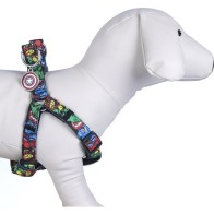 Marvel Black Medium Dog Harness