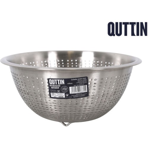 Colador de Acero Ø28cm para Uso Eficiente en la Cocina
