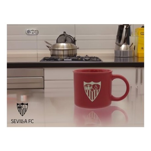 Sevilla F.C. Taza Jumbo Grabada En Caja
