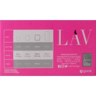 Set 6 Vasos Agua 290cc Adora