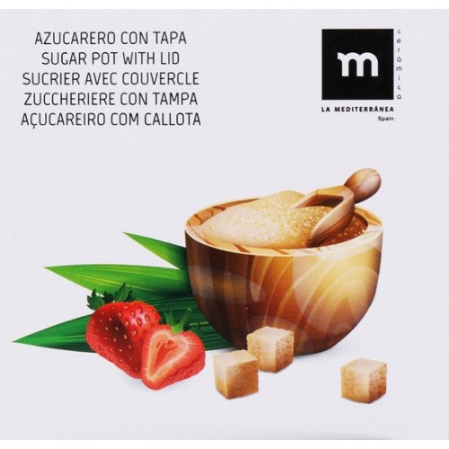 Azucarero Con Tapa 9.5x9.5x7cm Atica