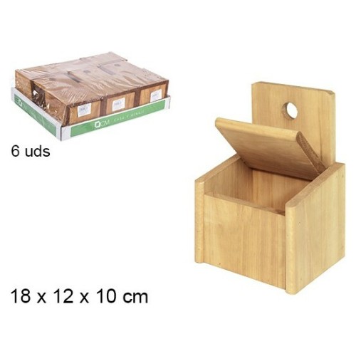 Mahogany Wood Salt Shaker