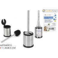Escobillero WC Inox Automático para Baños Higiénicos