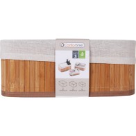Set of 3 Natural Bamboo Organizing Baskets Confortime
