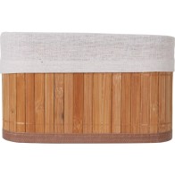 Set of 3 Natural Bamboo Organizing Baskets Confortime