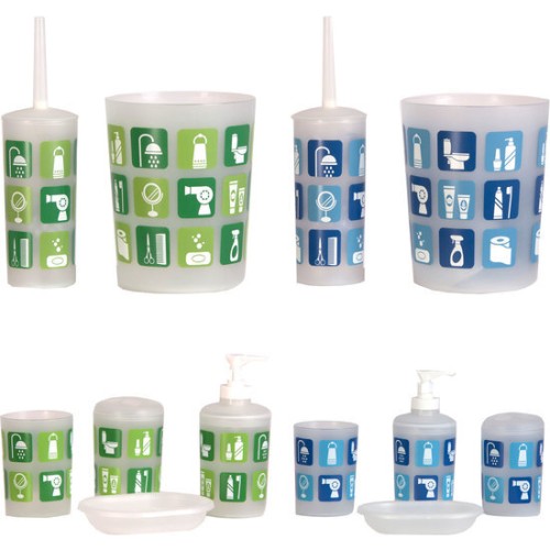 Stylish 6-Piece Bathroom Set in Assorted Colors