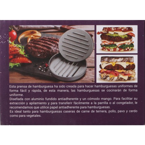 Quttin Metal Hamburger Press