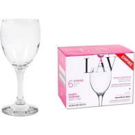 Set of 6 Empire 245cc Wine Glasses