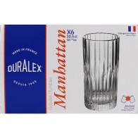 Set 6 Vasos Transparentes 30.5cl Manhattan