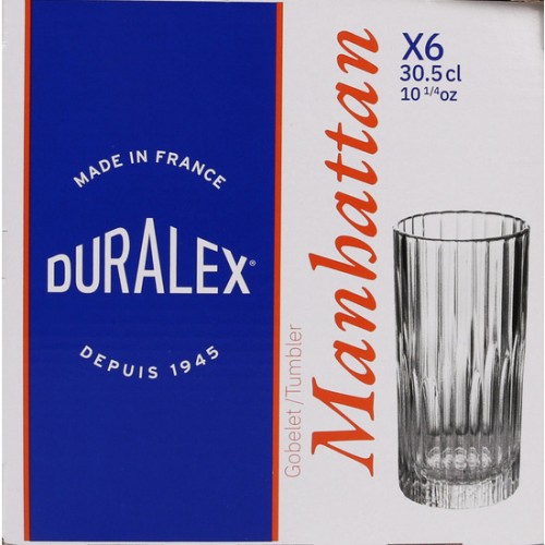 Set 6 Vasos Transparentes 30.5cl Manhattan