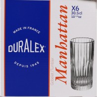 Set 6 Vasos Transparentes 30.5cl Manhattan