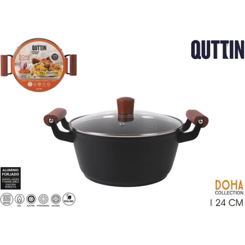 Cacerola 24cm Full Ind.c/tapa para Comidas Familiares