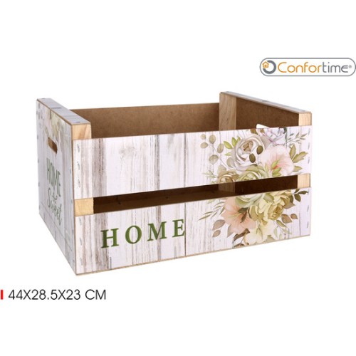 Wood Shine Box 44x28.5x23 S.Home Confortime