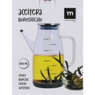 1000ml Borosilicate Oil Bottle with Steel Lid