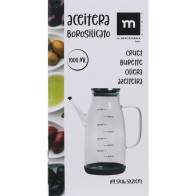 1000ml Borosilicate Oil Bottle with Steel Lid