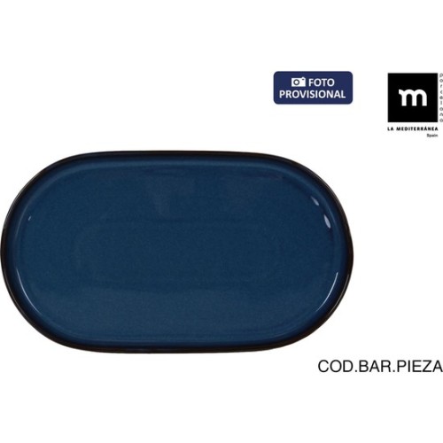 Bandeja Oval Chester Blue 36x20.5cm