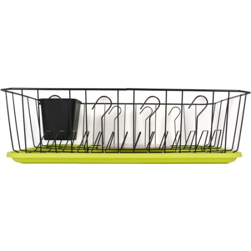 Escurreplatos Con Bandeja 45x35x13cm Almacenamiento Eficiente de Cocina