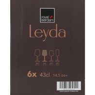 Set of 6 Leyda Wine Glasses 43cl