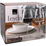 Set of 6 Leyda Wine Glasses 43cl