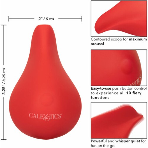 Red Hot Glow Multifunctional Vibrator 10 Functions