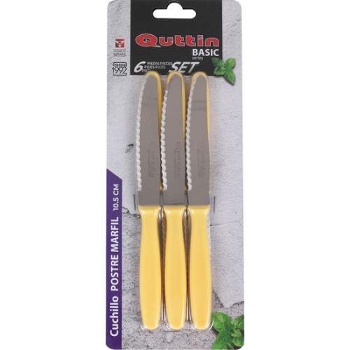 Set 6 Cuchillos de Postre Sierra Yvory 10.5