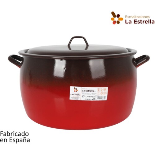 Bombed Pot with Lid 34cm - 20L