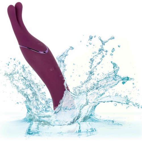 Tempt and Tease Sass Morado Masajeador de Doble Cara