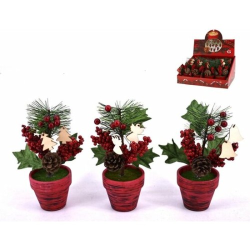 Maceta Muerdago 17cm - 1 Unidad Diseños Surtidos