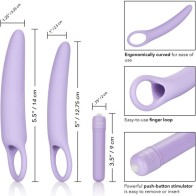 Dlb Isabelle Silicone Dildo Set - Purple