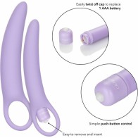 Dlb Isabelle Silicone Dildo Set - Purple