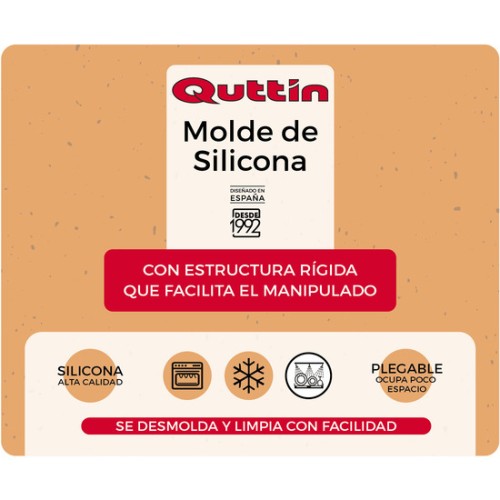 Rigid Silicone Mold 276x242x53 Quttin