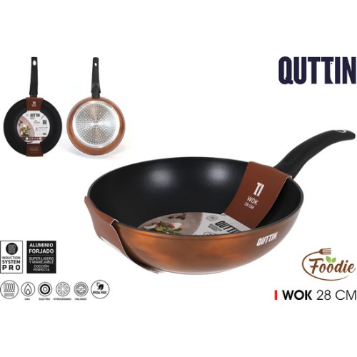 Sarten Wok 28cm Foodie Quttin