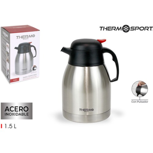 Jarra Termo Inox 1.5lt C/pulsador Thermosport