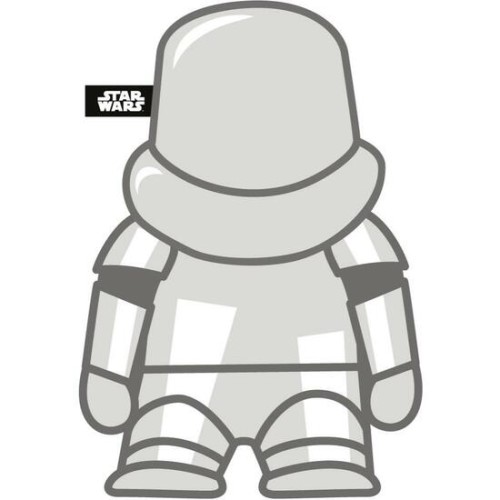 Star Wars Stormtrooper Gray Dog Plush Toy for Fun and Comfort