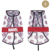 Adjustable Waterproof Dog Raincoat Captain America