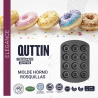 12-Donut Baking Mold 4.5cm Quttin