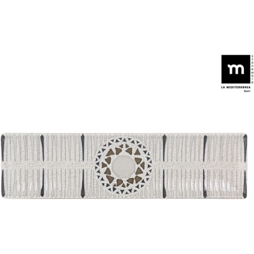 Fuente Rectang. 30x8cm Barroc Elite Brillo