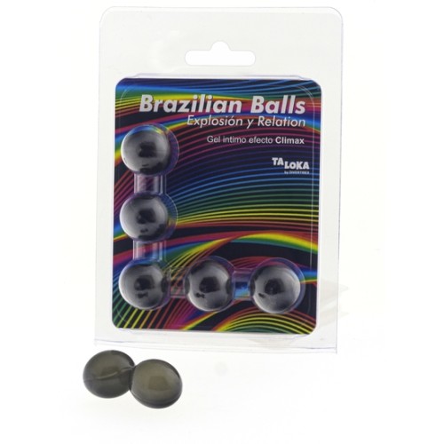5 Brazilian Balls Aroma Gel Excitant for Climax