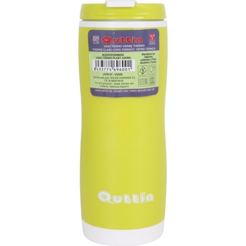 Quttin 400ml Plastic Thermo Bottle
