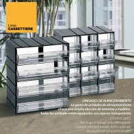 Modular Plastic Storage Unit 192x148x230mm