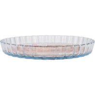 27cm Ruffled Glass Pie Mold Quttin