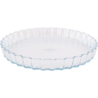 27cm Ruffled Glass Pie Mold Quttin
