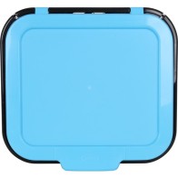 Coverline 44L Trash Bin Black Blue Lid