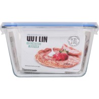 Fiambrera Honda Rectangular 23x17.5x13cm con Válvula Quttin