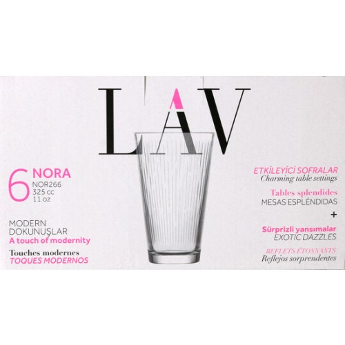 Set of 6 Nora 325cc Glasses