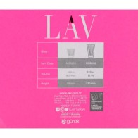 Set 6 Vasos 325cc Nora
